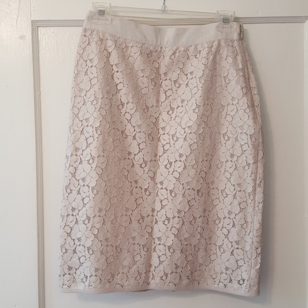 Cream skirt